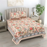 Premium Floral Cotton Bedsheet