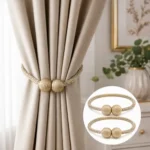 EleganceHold Premium Magnetic Curtain Tiebacks – Set of 2