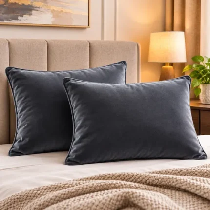 LuxeTouch Premium Velvet Pillow Covers – Set of 2