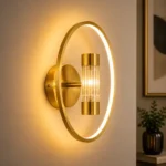 Golden Halo Wall Light