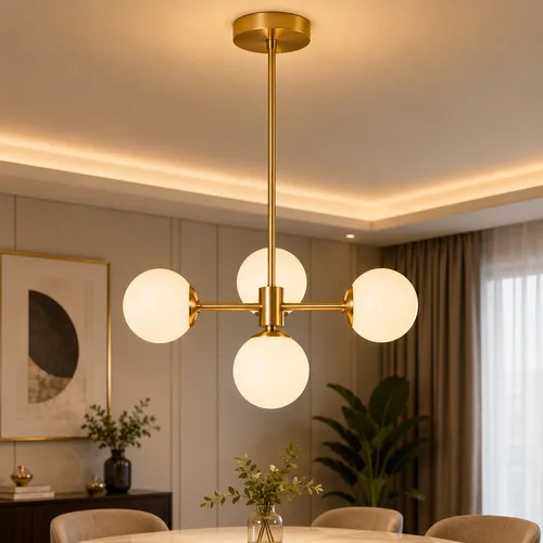 minimalist-globe-pendant-chandelier Minimalist Globe Pendant Chandelier - Image 1