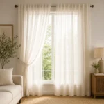 Soft Linen Sheer Curtain