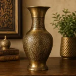 Vintage Brass Decorative Vase